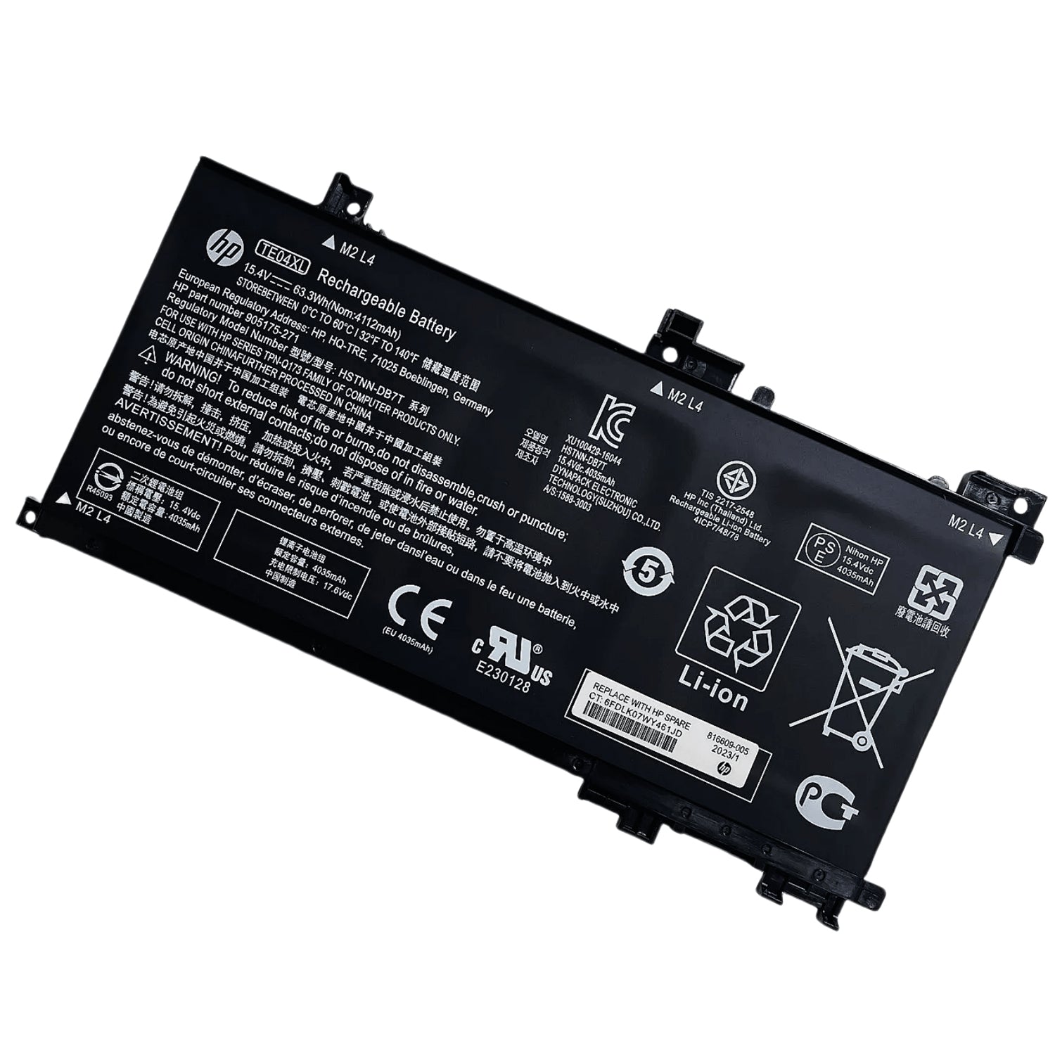 Genuine TE04XL Laptop Battery for HP Omen 15-AX Series & Pavilion 15-BC Series