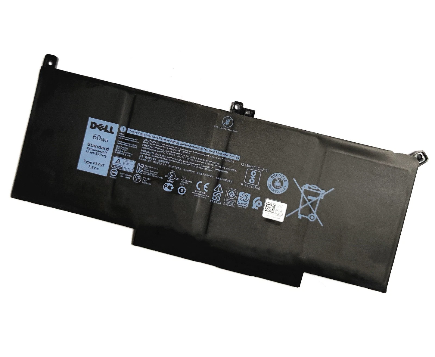 F3YGT 2X39G 60WH Laptop Battery for Dell Latitude 12 7000 7280 7290 13 7000 7380 7390 P29S002 14 7000 7480 7490 E7280 E7480 E7490 E7290 E7380 Battery fits Dell 453-BBCF 451-BBYE KG7VF DM3WC DM6WC