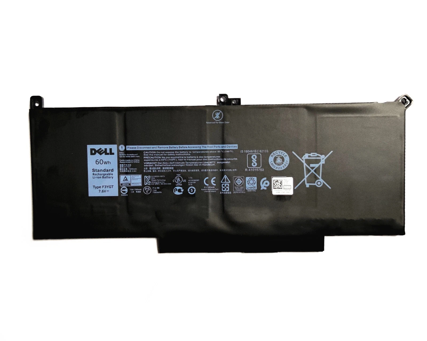 F3YGT 2X39G 60WH Laptop Battery for Dell Latitude 12 7000 7280 7290 13 7000 7380 7390 P29S002 14 7000 7480 7490 E7280 E7480 E7490 E7290 E7380 Battery fits Dell 453-BBCF 451-BBYE KG7VF DM3WC DM6WC