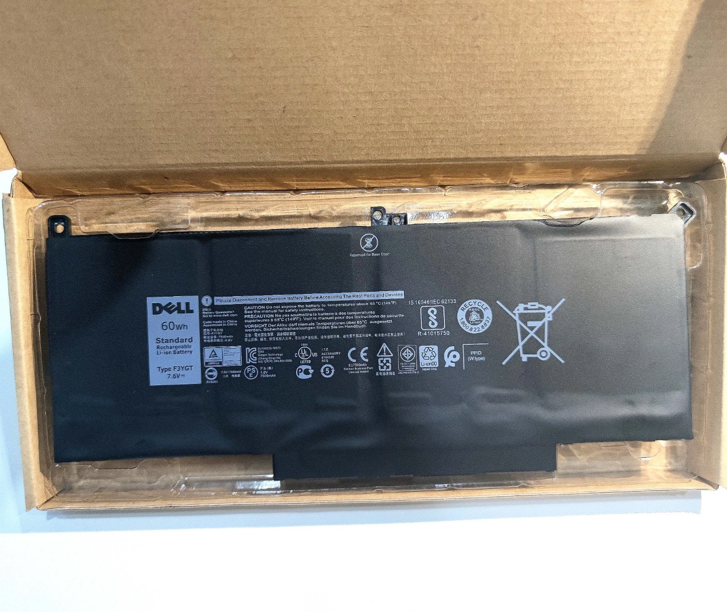 F3YGT 2X39G 60WH Laptop Battery for Dell Latitude 12 7000 7280 7290 13 7000 7380 7390 P29S002 14 7000 7480 7490 E7280 E7480 E7490 E7290 E7380 Battery fits Dell 453-BBCF 451-BBYE KG7VF DM3WC DM6WC