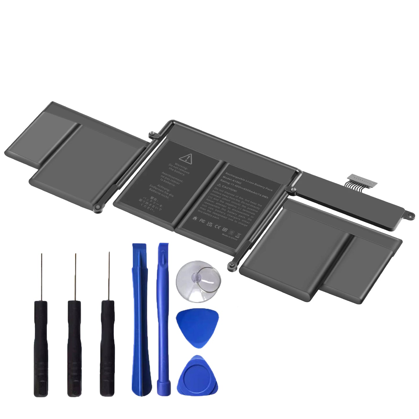 Best A1502 Replacement Battery for MacBook Pro Retina 13″ (Early 2015/Mid 2014/Late 2013) – 74.9Wh High Capacity