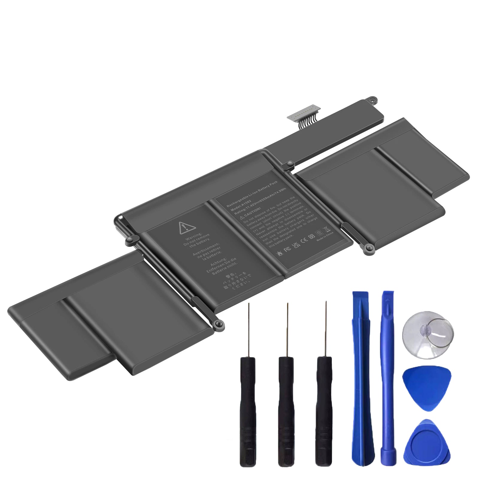 Best A1502 Replacement Battery for MacBook Pro Retina 13″ (Early 2015/Mid 2014/Late 2013) – 74.9Wh High Capacity