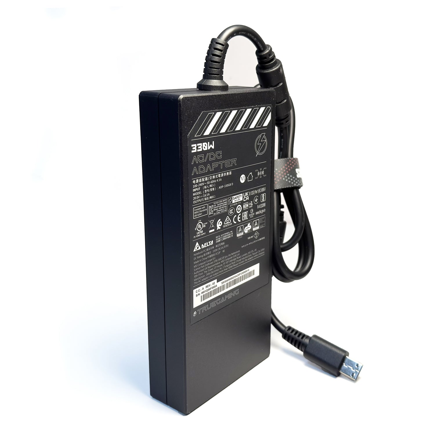 Genuine 330W 280W ADP-330GB D Gaming Laptop Charger Compatible with MSI Raider 18 HX GE68HX GE78HX GP68HX GE66 Vector 16HX 17HX GP76 GP68HX Power Adapter