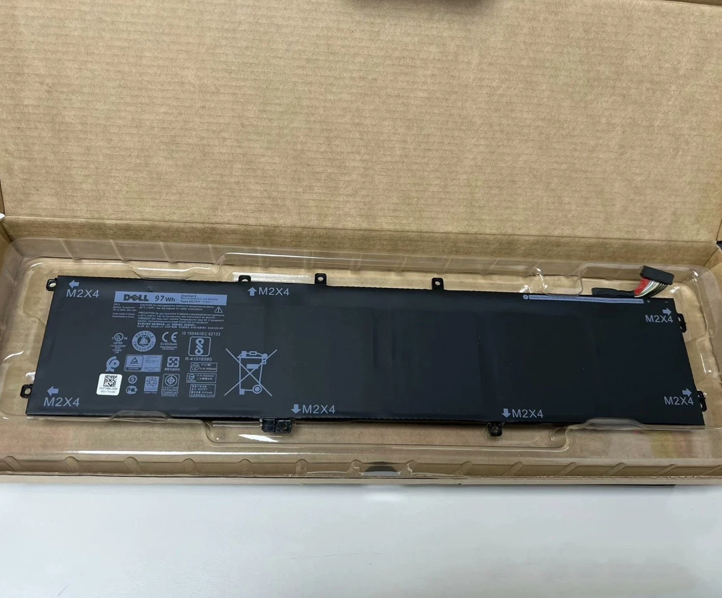 Genuine 6GTPY 97Wh Battery Replacement for Dell XPS 15 9560 Laptop & Precision 5520 Mobile Workstation
