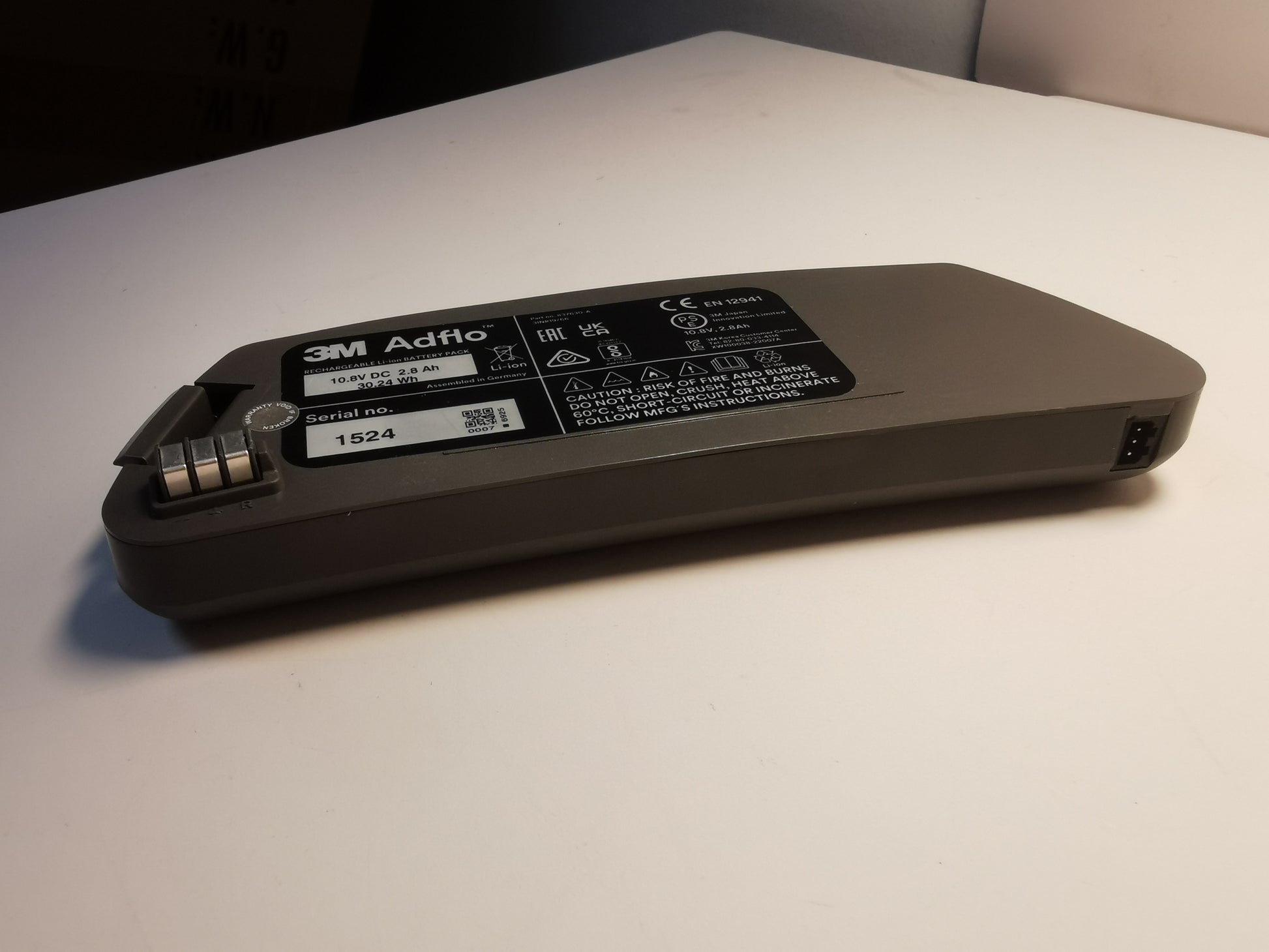 3M Adflo 837630 Replacement Battery for 90029100 35-1099-07 Series 