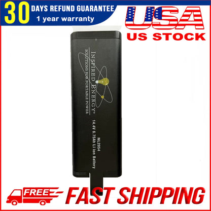 Inspired Energy NL2054 14.4V 6.6Ah Smart Battery – Replacement for eVolution 3e & Portable Medical Devices