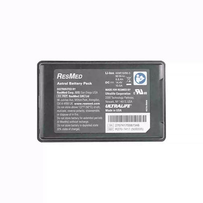 Genuine R270-7652 / R270-7417 Battery for ResMed Astral 150 Ventilator Ultralife