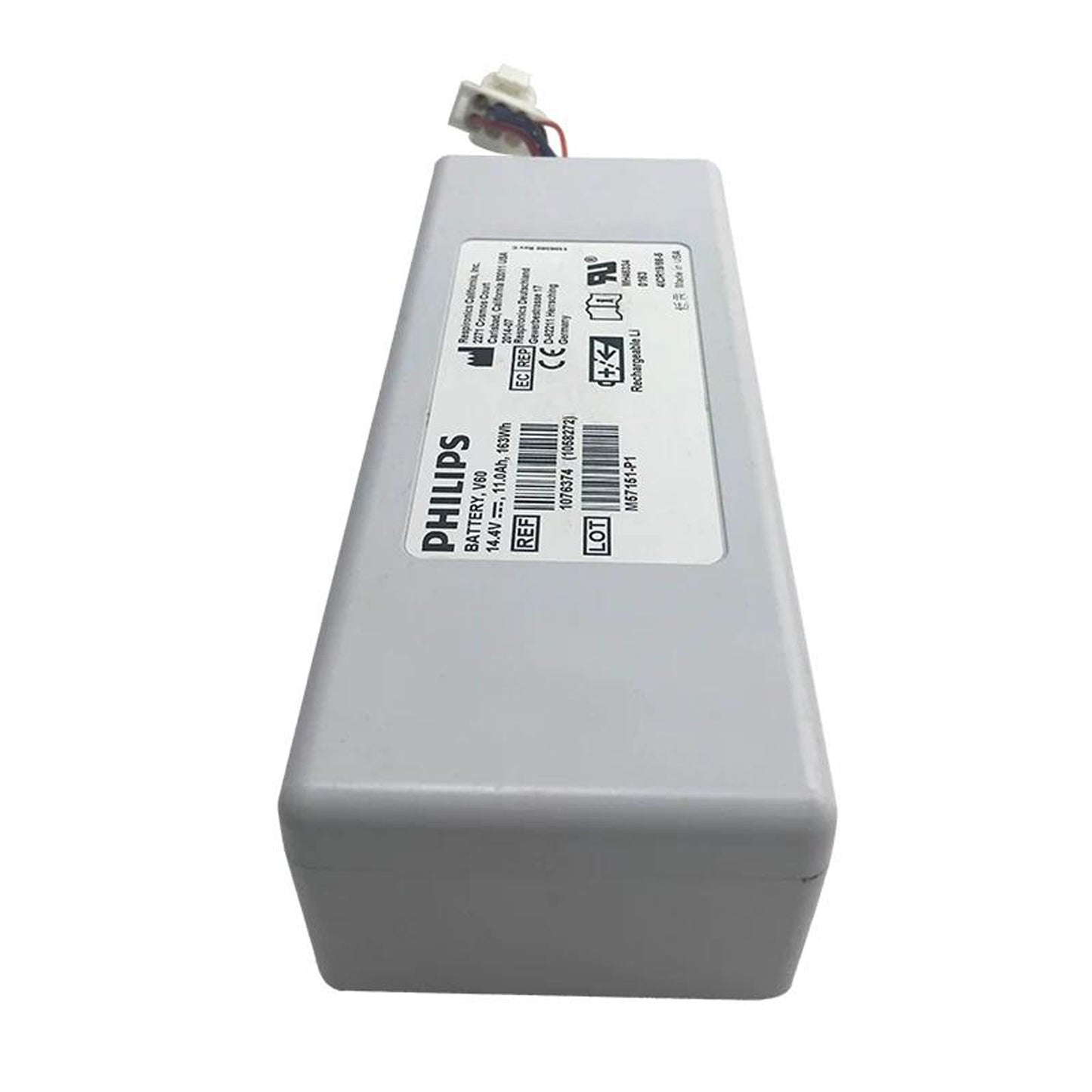 Original REF 1076374 Battery Replacement for Respironics V60 V60S Ventilator 41CR19/66-5