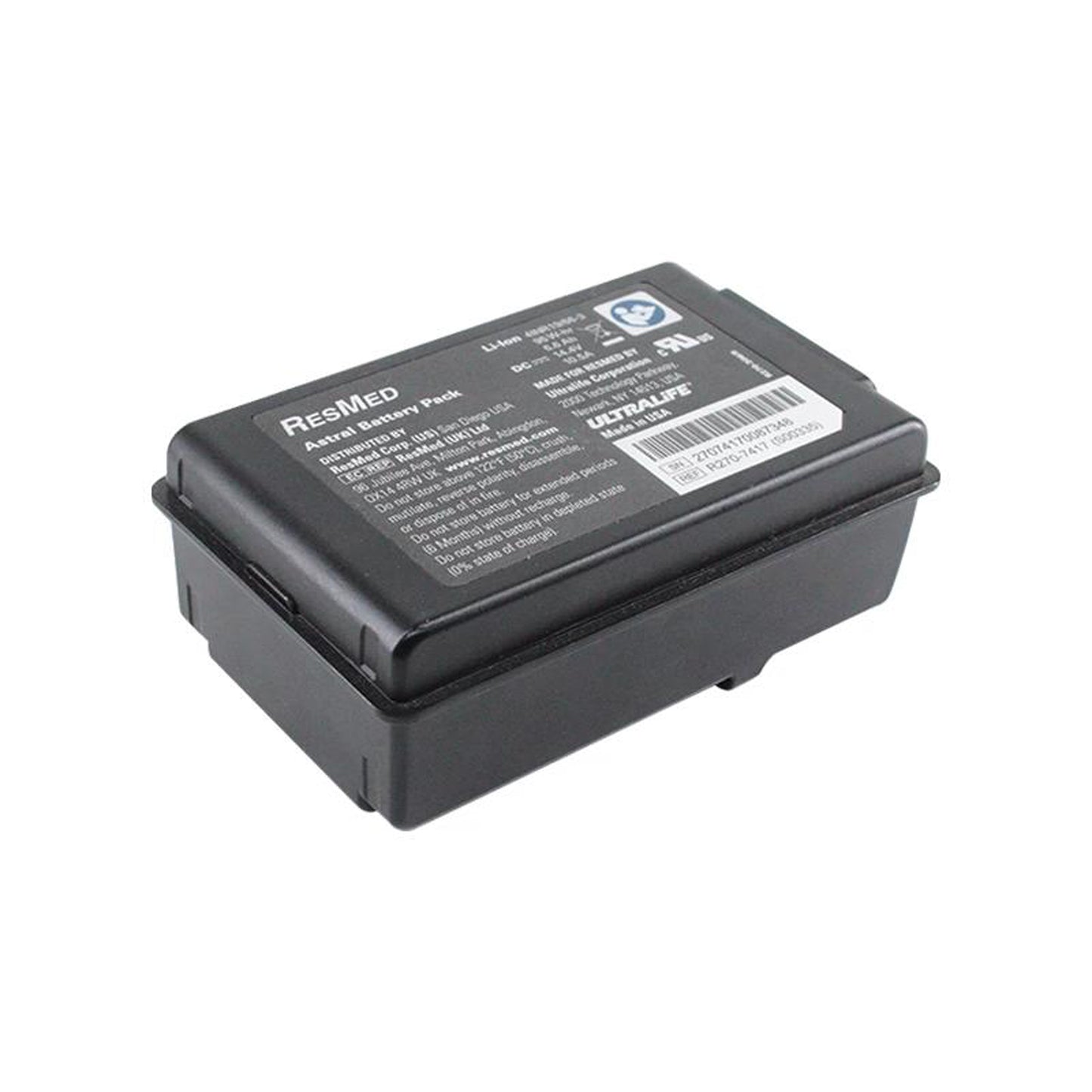Genuine R270-7652 / R270-7417 Battery for ResMed Astral 150 Ventilator Ultralife