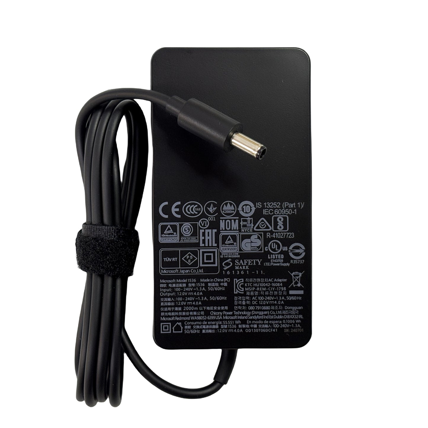 Genuine Microsoft 48W AC Adapter Model 1627 12V 4A 4.5x3mm Tip for Surface Go Surface Book