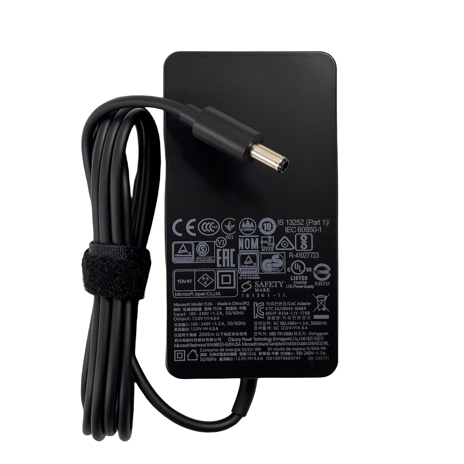 Genuine Microsoft 48W AC Adapter Model 1627 12V 4A 4.5x3mm Tip for Surface Go Surface Book