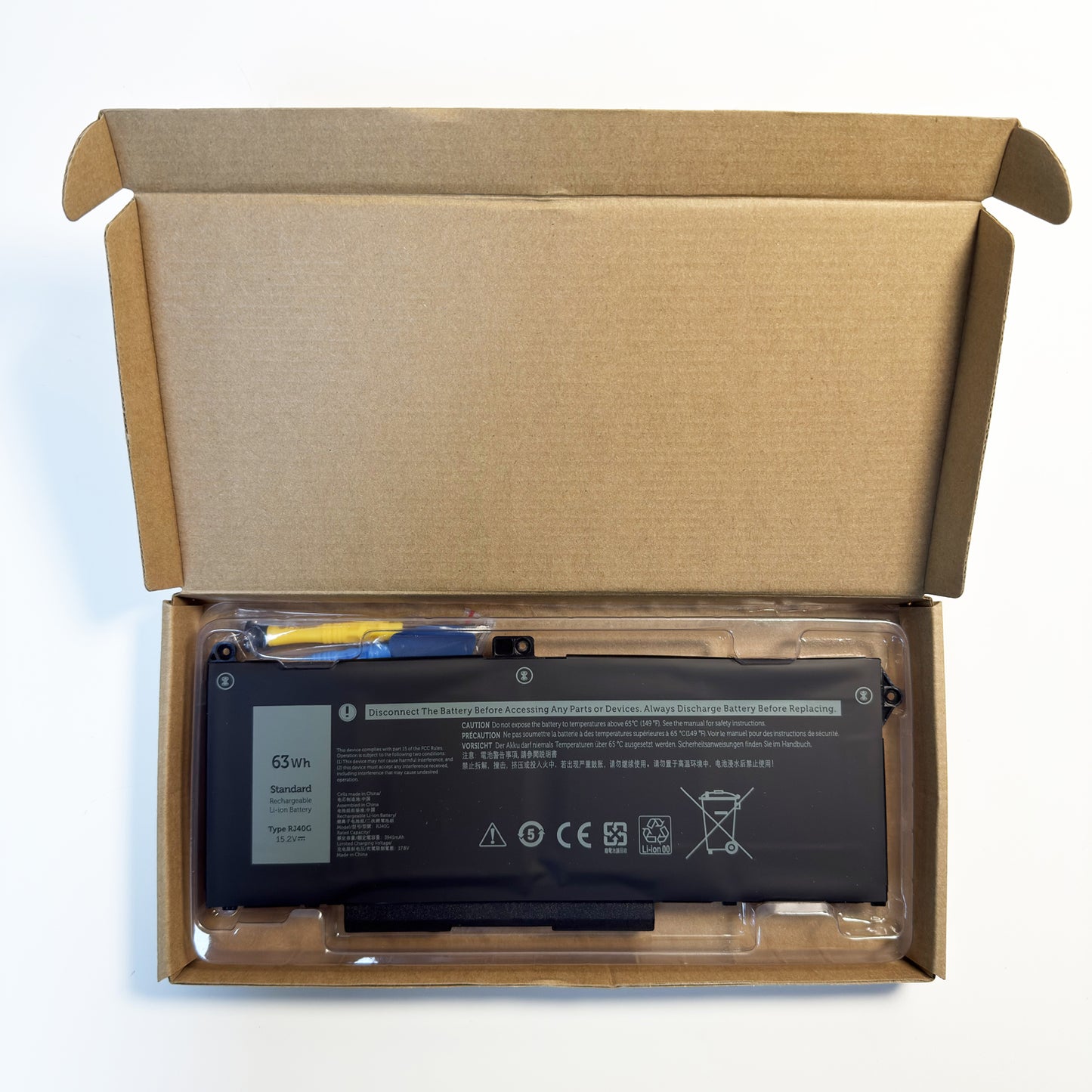 Genuine RJ40G Battery for Dell Latitude 5420 5520 Precision 3560 01K2CF 075X16