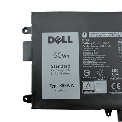 NEW Genuine Dell K5XWW Battery Replacement for Latitude 5289 2‑in‑1, E5289 2‑in‑1, 7389 2‑in‑1 Laptop