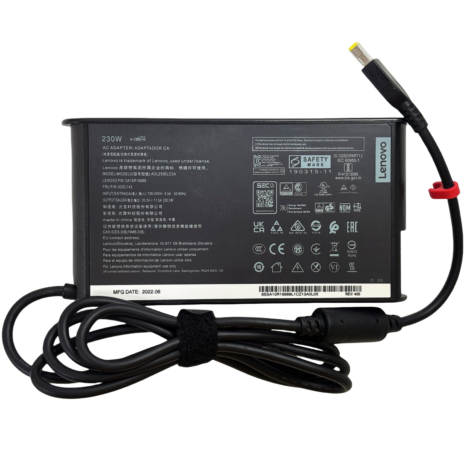 Genuine 230W Charger for Lenovo ThinkPad P73 | Stable Power for Workstations!