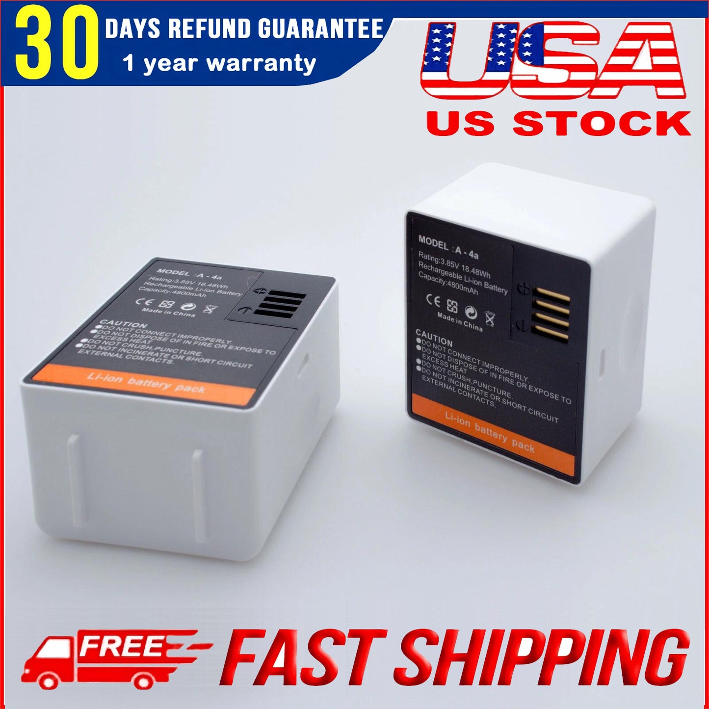 New Replacement A-4A A-4 Rechargeable Battery for Arlo Pro 3 Arlo Ultra VMA5400 Security Cameras