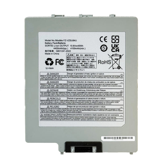 10.8V 45Wh FZ-VZSU84U Battery Compatible with Panasonic Toughpad FZ-G1 FZ-VZSU84R Series