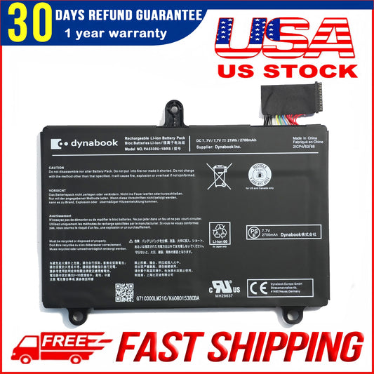 New Genuine PA5330U-1BRS OEM Battery Replacement for Toshiba Dynabook G83 GZ83 Series Notebook