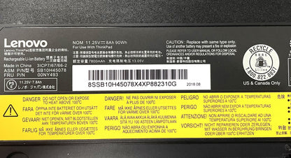 Genuine 00NY493 01AV477 Battery 77+ 77++ Replacement for Lenovo ThinkPad P50 P51 P52 Series Laptop 20MM 20MN 20HH L17M6P51 L17L6P51 01AV496 01AV495 00NY490 00NY491 00NY492 4X50K14091 11.25V 90Wh 8000mAh