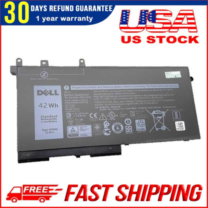 3DDDG 03VC9Y 45N3J Battery Fit for Dell Latitude 5280 E5280 5290 5480 E5480 5490 5580 5590 Series Laptop Battery Replacement 11.4V 42Wh