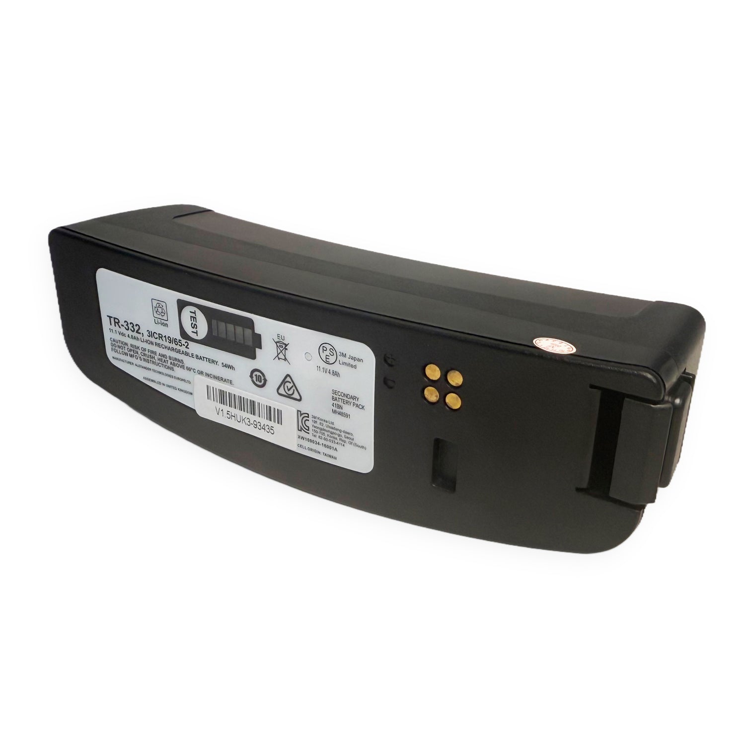 TR-332 Replacement Battery for 3M TR-300 & TR-340 Gas Detection Instruments