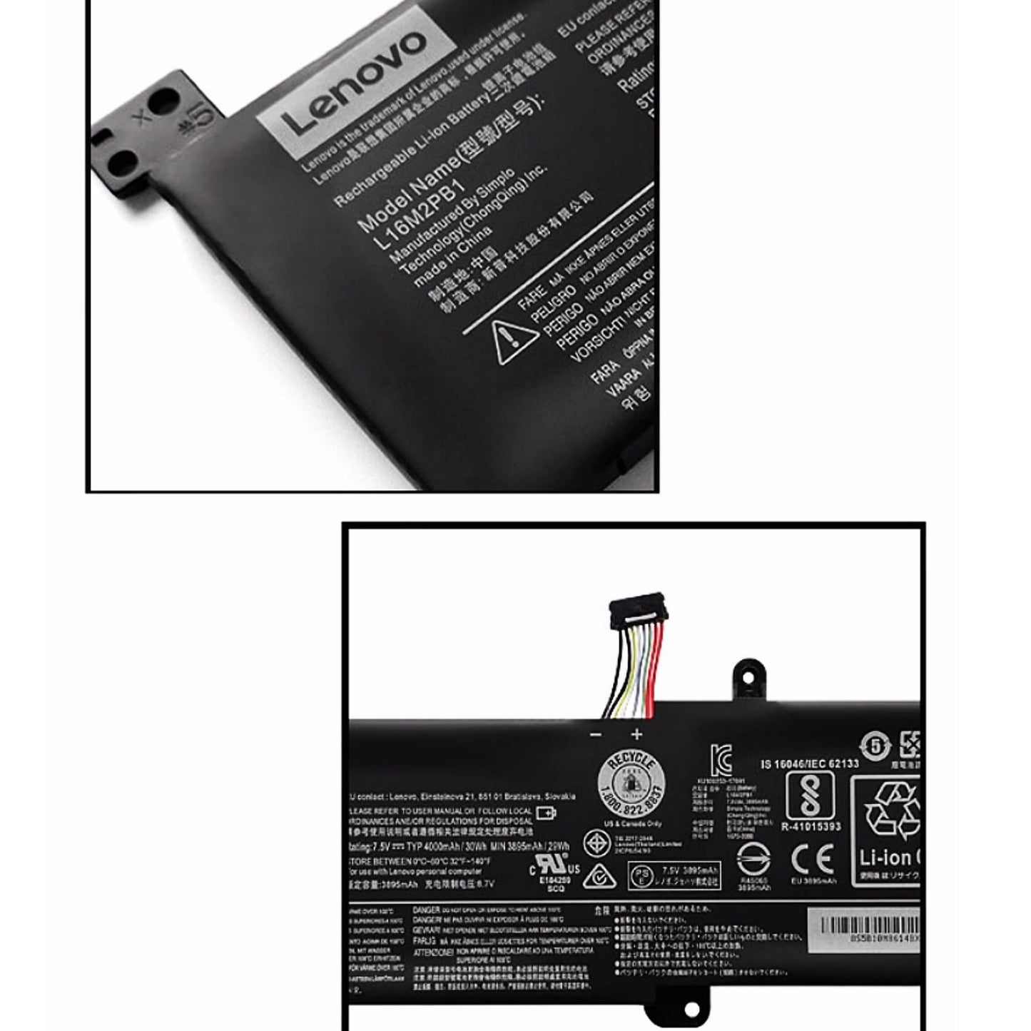 Genuine High-Quality L16M2PB1/L16L2PB2 Laptop Battery for Lenovo Ideapad 320 Series – 7.4V 30Wh