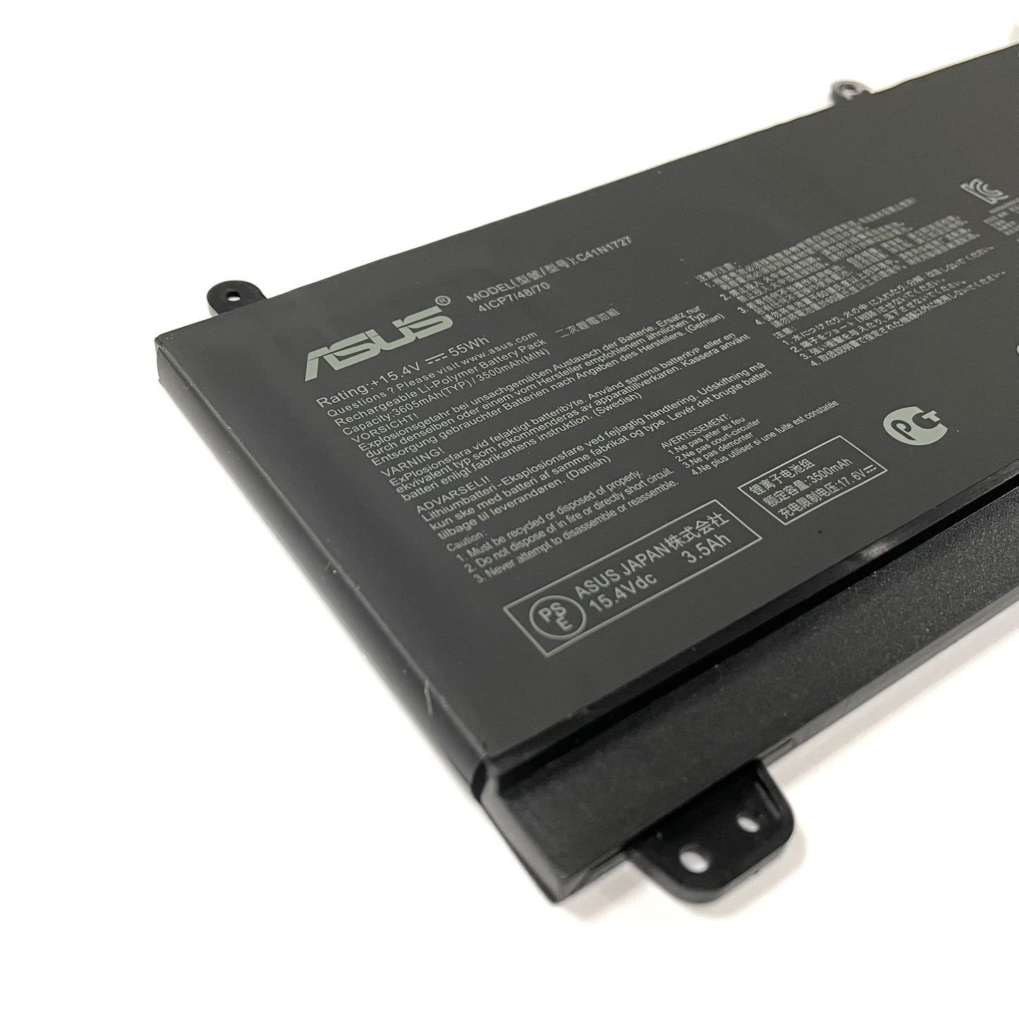 Genuine C41N1727 Laptop Battery Replacement for Asus Zephyrus M GM501 GM501G GM501GM GM501GS ROG GU501 GU501G GU501GM GM501G-SEI006T GM501GS-EI015T GU501GM-BI7N8 GM501GM-EI005T GM501GS-EI003T 15.4V 55Wh