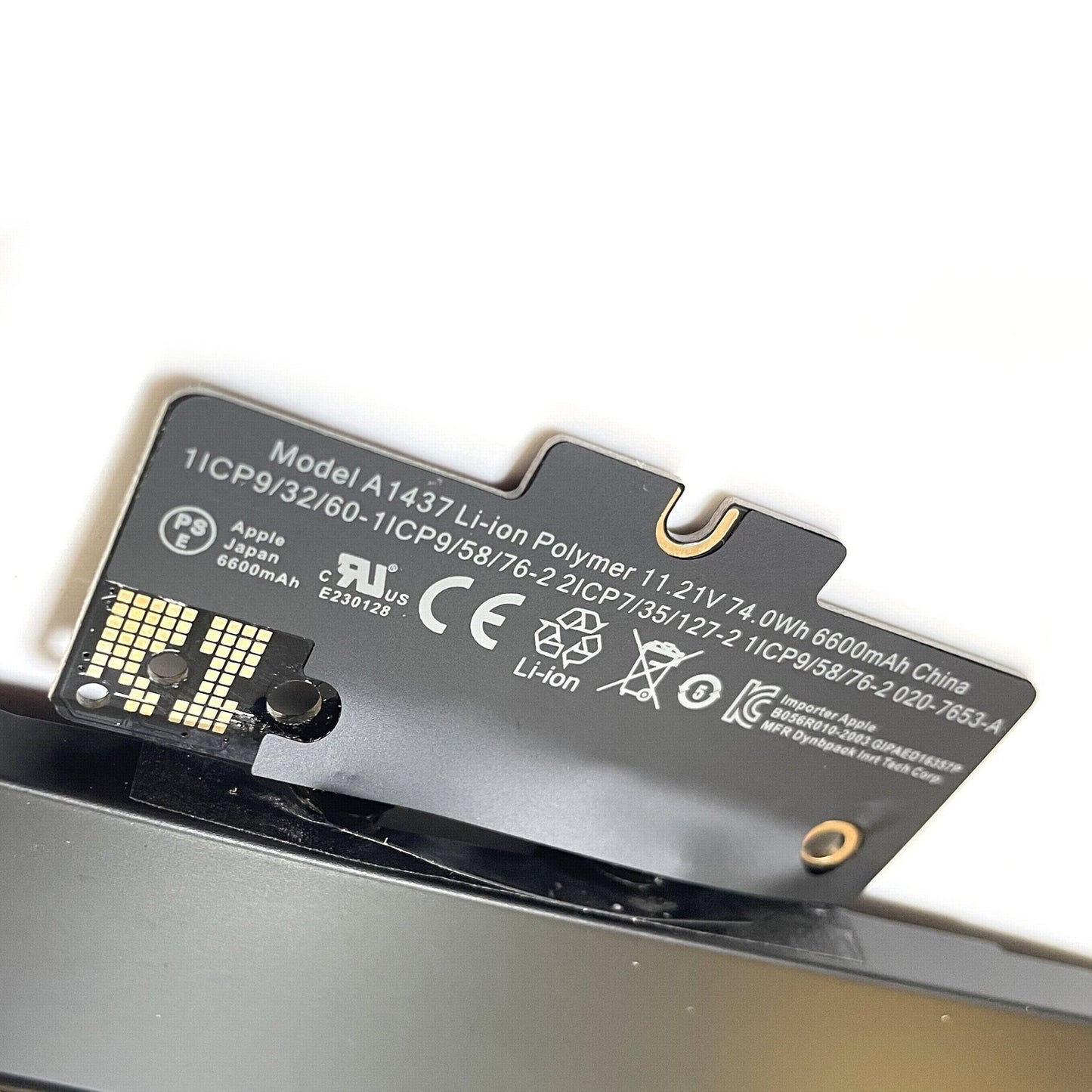 Genuine A1437 Replacement Laptop Battery for Apple Late 2012 Early 2013 MacBook Pro 13-inch Retina A1425 EMC 2557 EMC 2672 Battery MacBook Pro 13" A1425 Apple A1437 Battery 74Wh