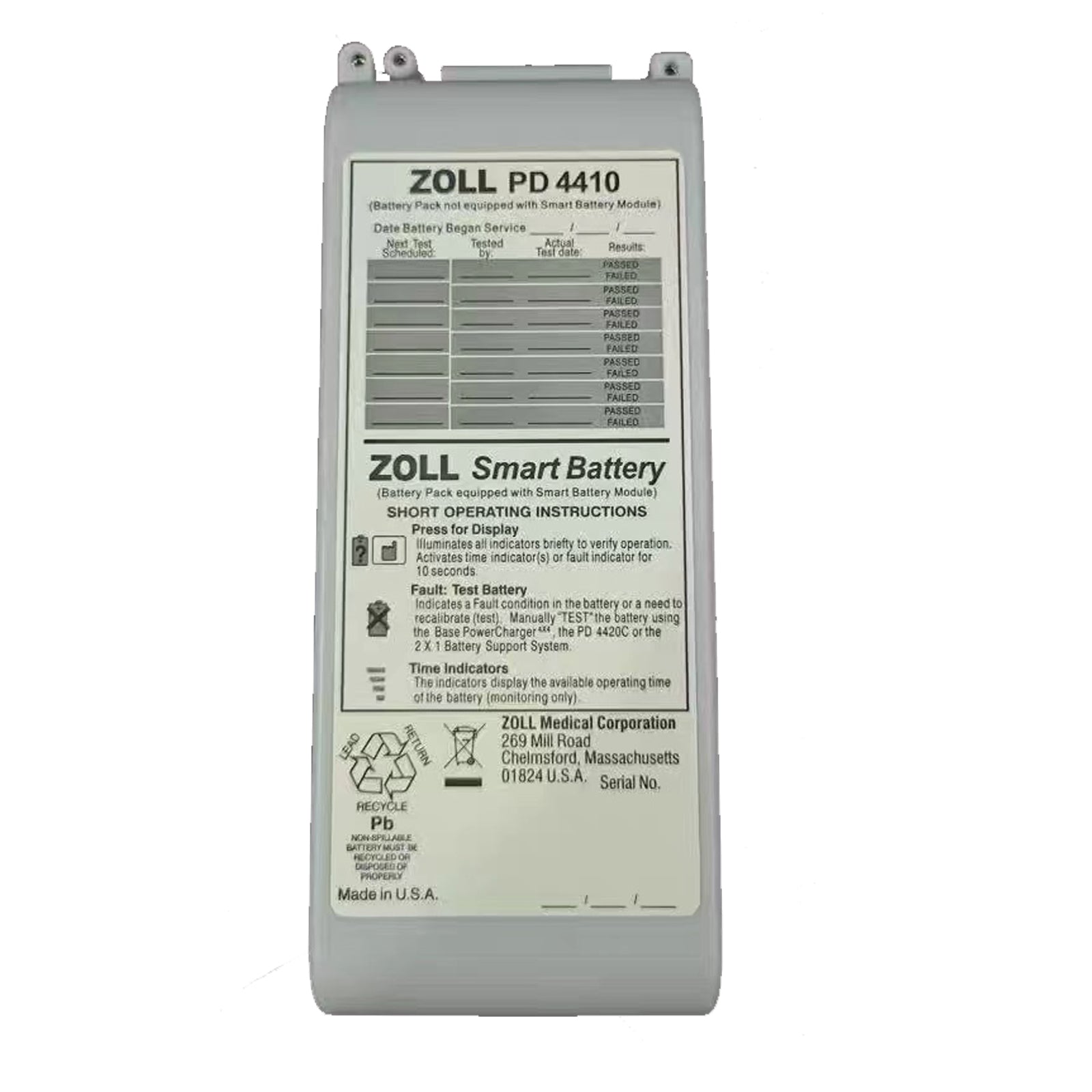 PD4410 ZOLL Battery M Serie 1600 1400 1700 2000 Monitor Battery Good Quality New
