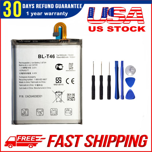 Replacement BL-T46 Battery For LG V60 ThinQ 5G LMV600TM LM-V600TM Tool