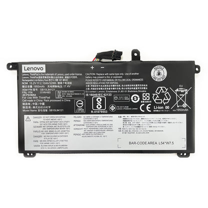 Genuine 01AV493 SB10L84121 Laptop Battery Replacement for Lenovo ThinkPad T570 T580 P51s P52s Series 00UR891 00UR892