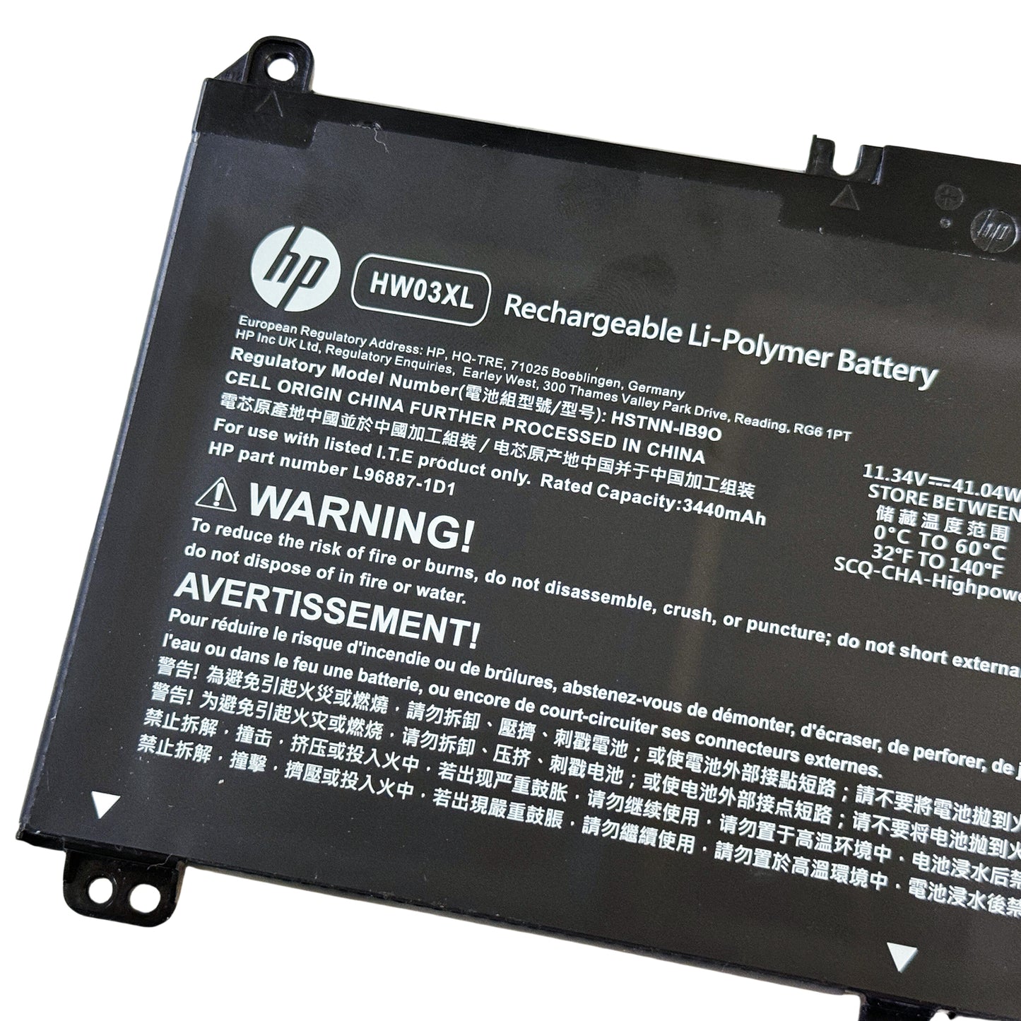 Genuine HW03XL HW03 Laptop Battery for HP Pavilion 15-EG 15-EH 17-CN Series