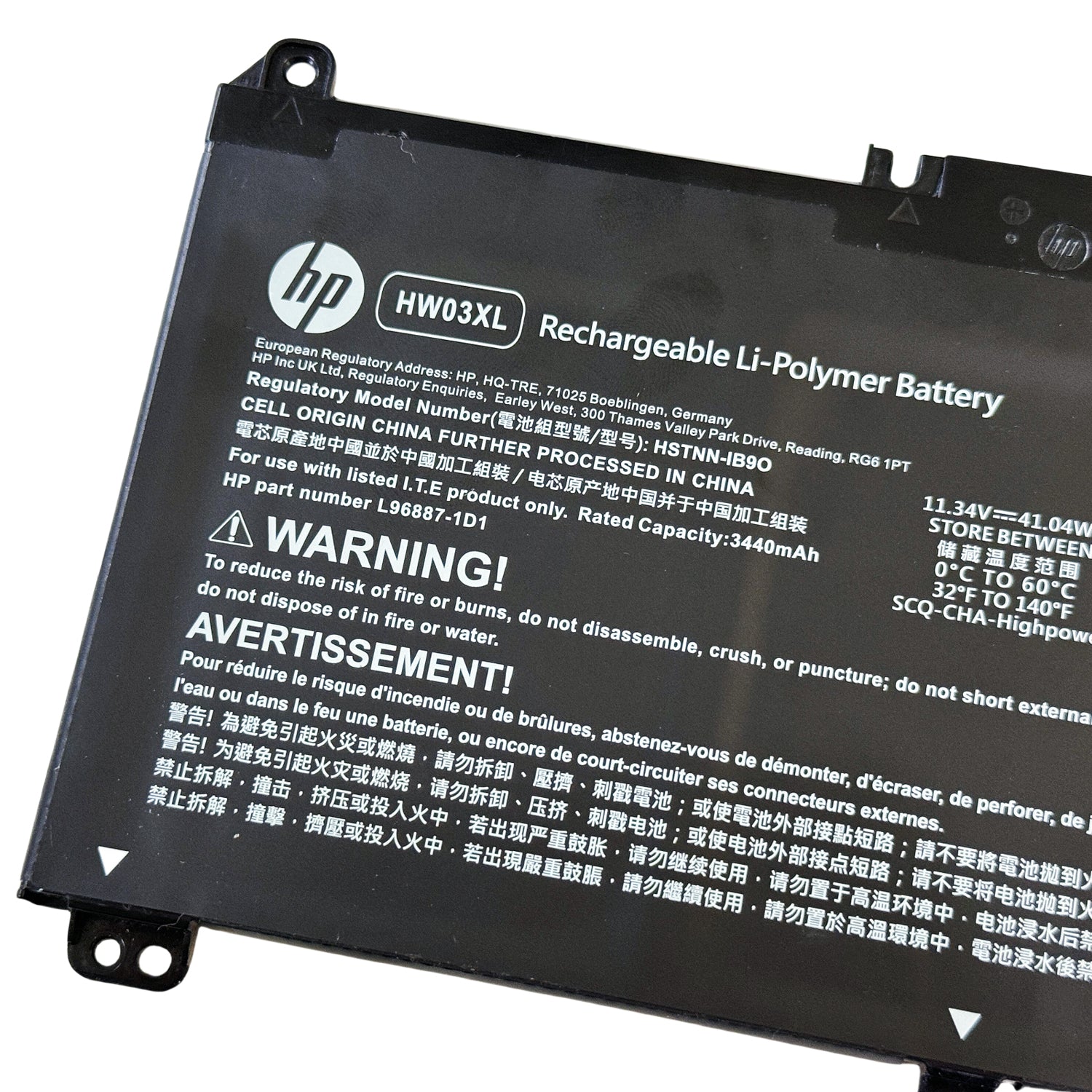 Genuine HW03XL HW03 Laptop Battery for HP Pavilion 15-EG 15-EH 17-CN Series