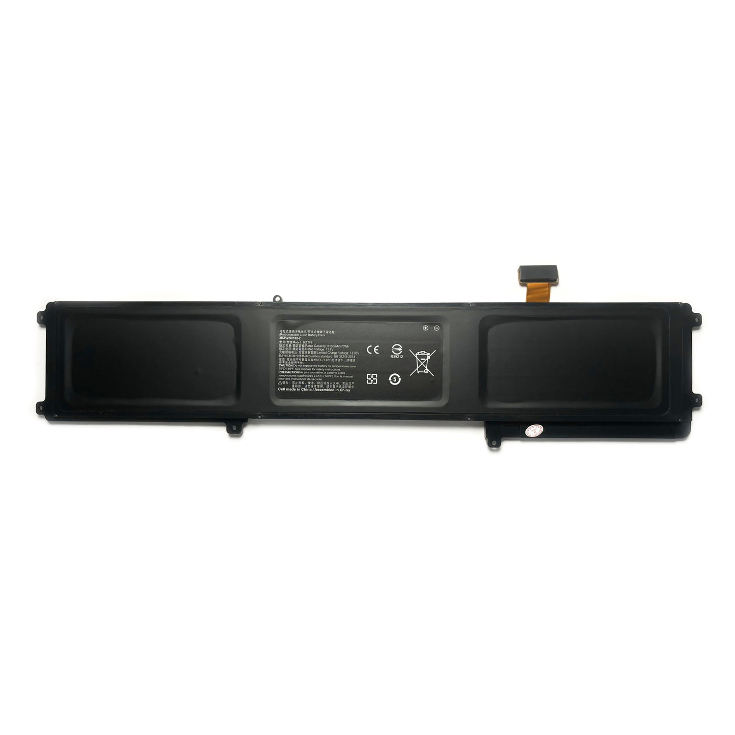 11.4V 70Wh 6160mAh BETTY4 3ICP4/56/102-2 Replacement Laptop Battery for Blade 14 2016 2017 V2 RZ09-0165 RZ09-0195 RZ09-01953E72 RZ09-01953E71 RZ09-01953W52