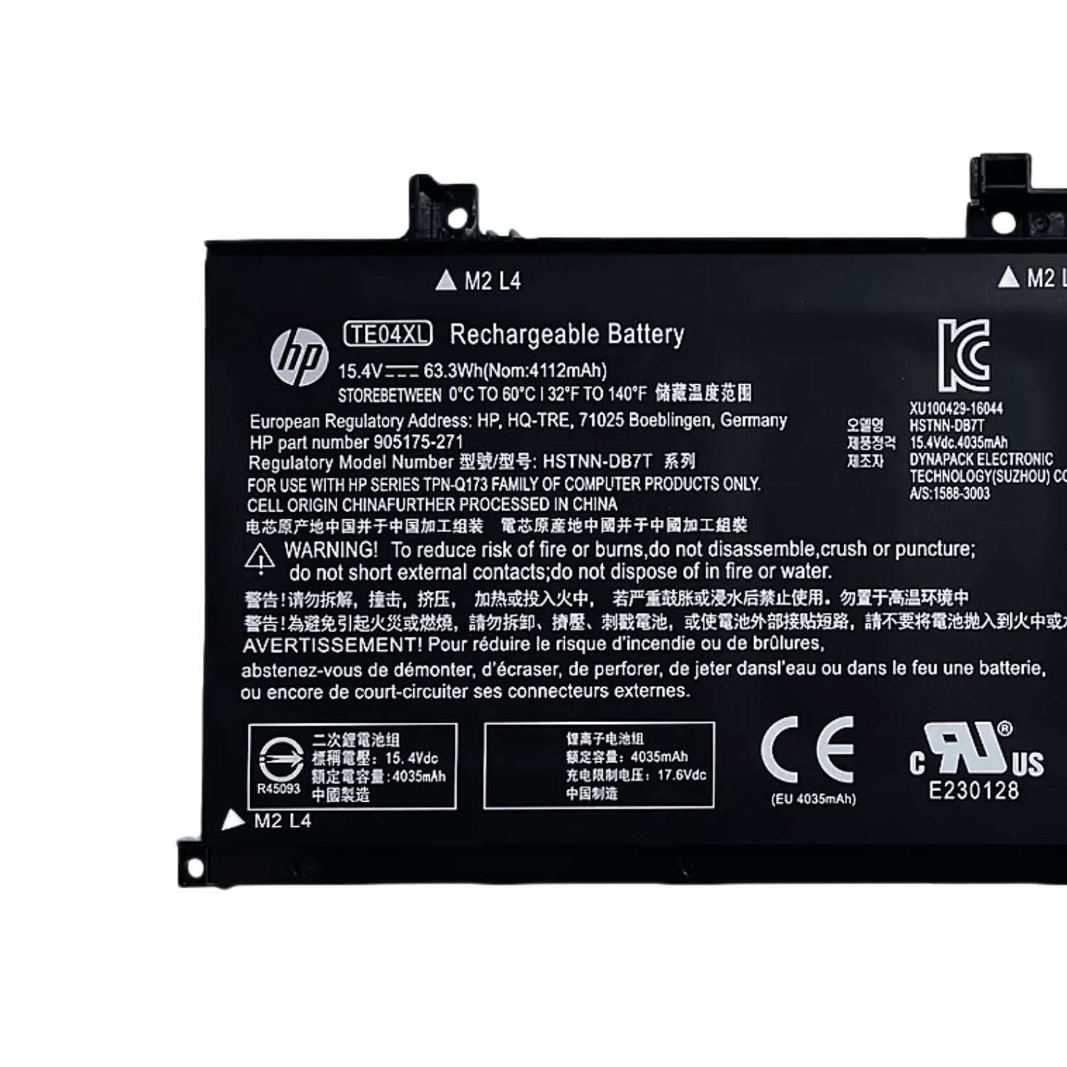 Genuine TE04XL Laptop Battery for HP Omen 15-AX Series & Pavilion 15-BC Series