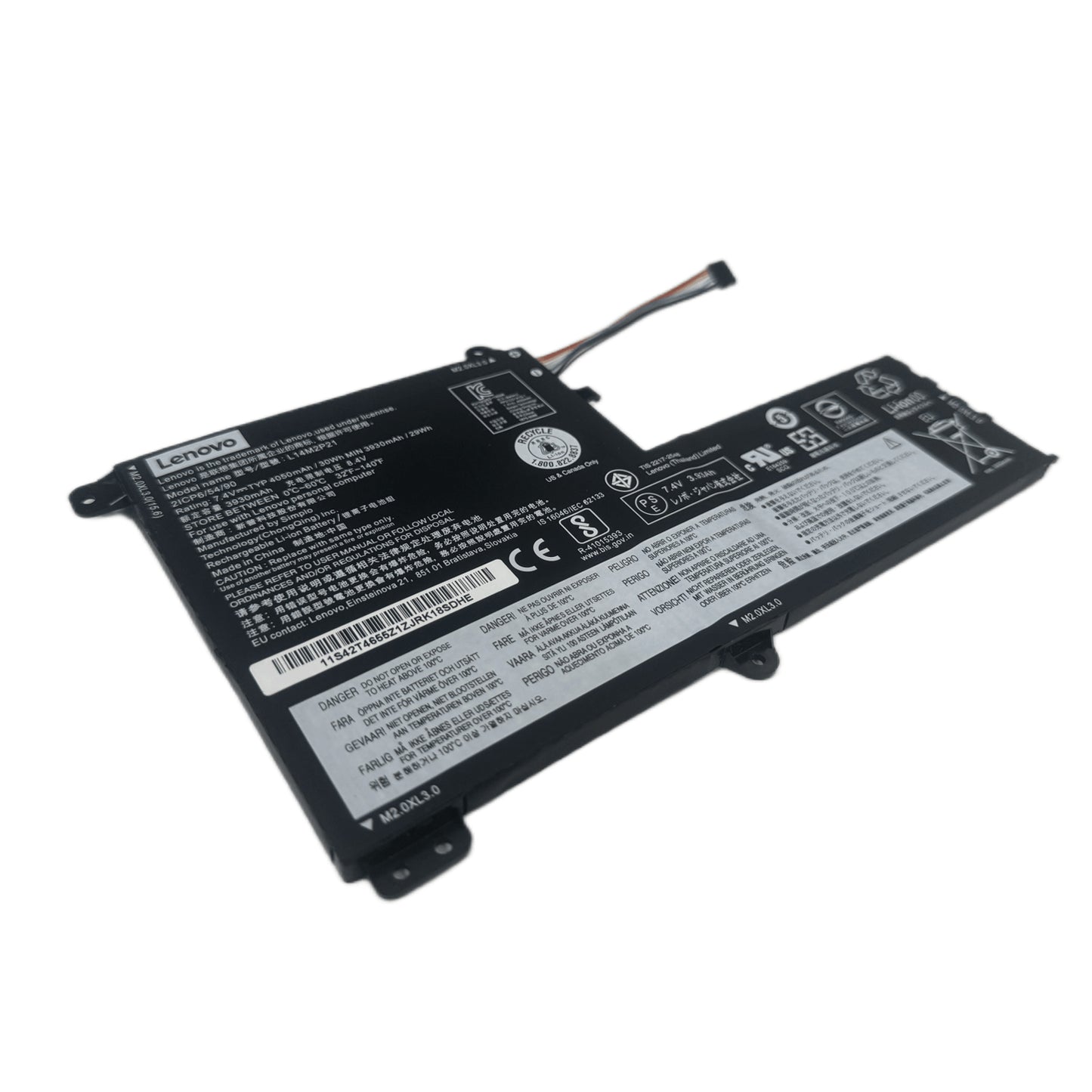 Genuine L14L2P21 L14M2P21 Laptop Battery for Lenovo Yoga 500 500-151BD 500-15ISK 500-14ISK 500-14IBD Ideapad U41-70 310S-14ISK 300S-14ISK S41-70 S41-70AM-IFI 500S 500S-14ISK 510S-14ISK 520S-14IKB 7.4V 30Wh