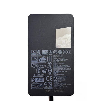 Genuine Microsoft 65W Power Supply Model 1706 | For Surface Pro 3-9 & Surface Book