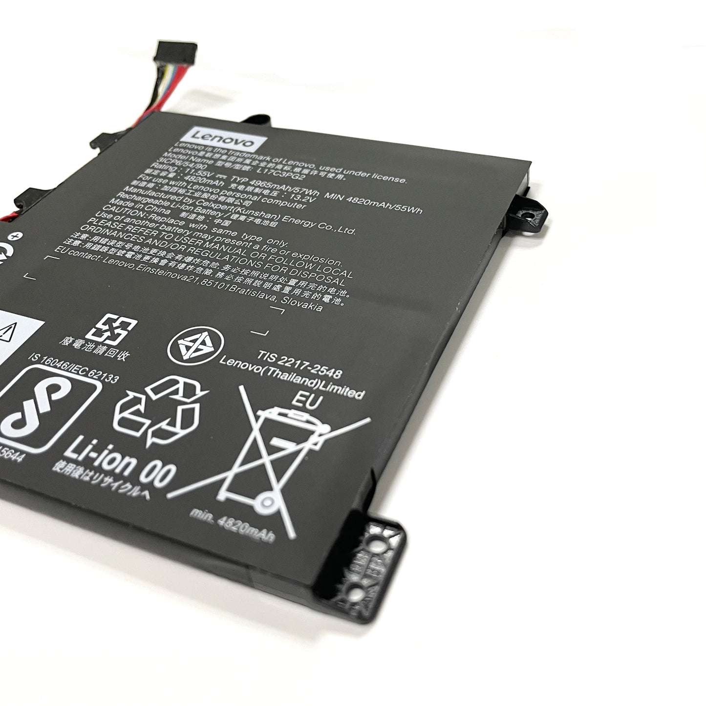 L17M3PG2 Laptop Battery 57Wh 4955mAh 11.55V Compatible with Lenovo Legion Y7000-2019 Y545 Y540-15IRH Y530-15ICH-1060 Series L17C3PG2 5B10T31045 5B10W69457 5B10W67279 5B10Q88559