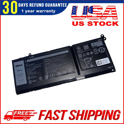 41Wh G91J0 Laptop Battery Compatible with Dell Latitude 3320 3420 3520 Vostro 3510 3511 3515 5310 5410 5415 5510 5515 Inspiron 5418 5518 7415 2-in-1 0MGCM5 0FH3K2 V6W33 [11.25V 3467mAh 3-Cell]