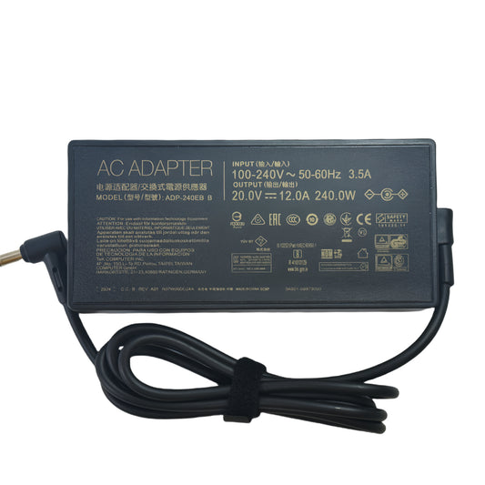 Genuine 240W ADP-240EB B 20V 12A AC Adapter Power Supply for ASUS ROG 15 GX550LXS RTX2080 S15 S17 G15 G513 GX550LXS RTX2080 G733QM G733QR G733QS G733QSA RTX2080 Laptop Charger