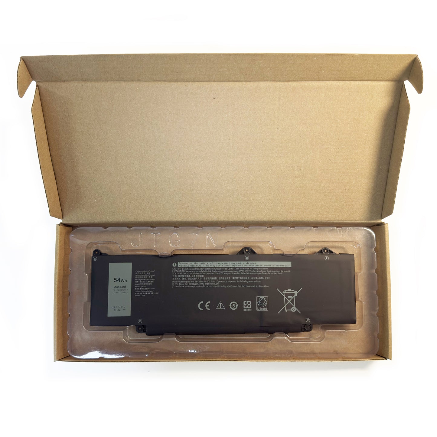Original 54Wh DR02P Battery for Dell Precision 3480 3580 Latitude 5440 5540 R73TC