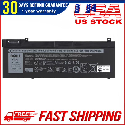 New Genuine 5TF10 64Wh 7.6V Battery Replacement for Dell Precision 7730 7740 Laptop