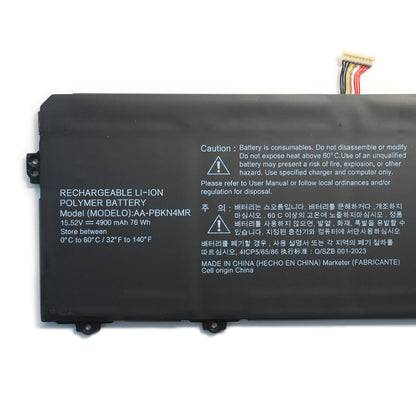 Genuine AA-PBKN4MR Battery Replacement for Samsung Galaxy Book 3 Pro 13 16 Inch Laptop Model NP964XFG-KC1US
