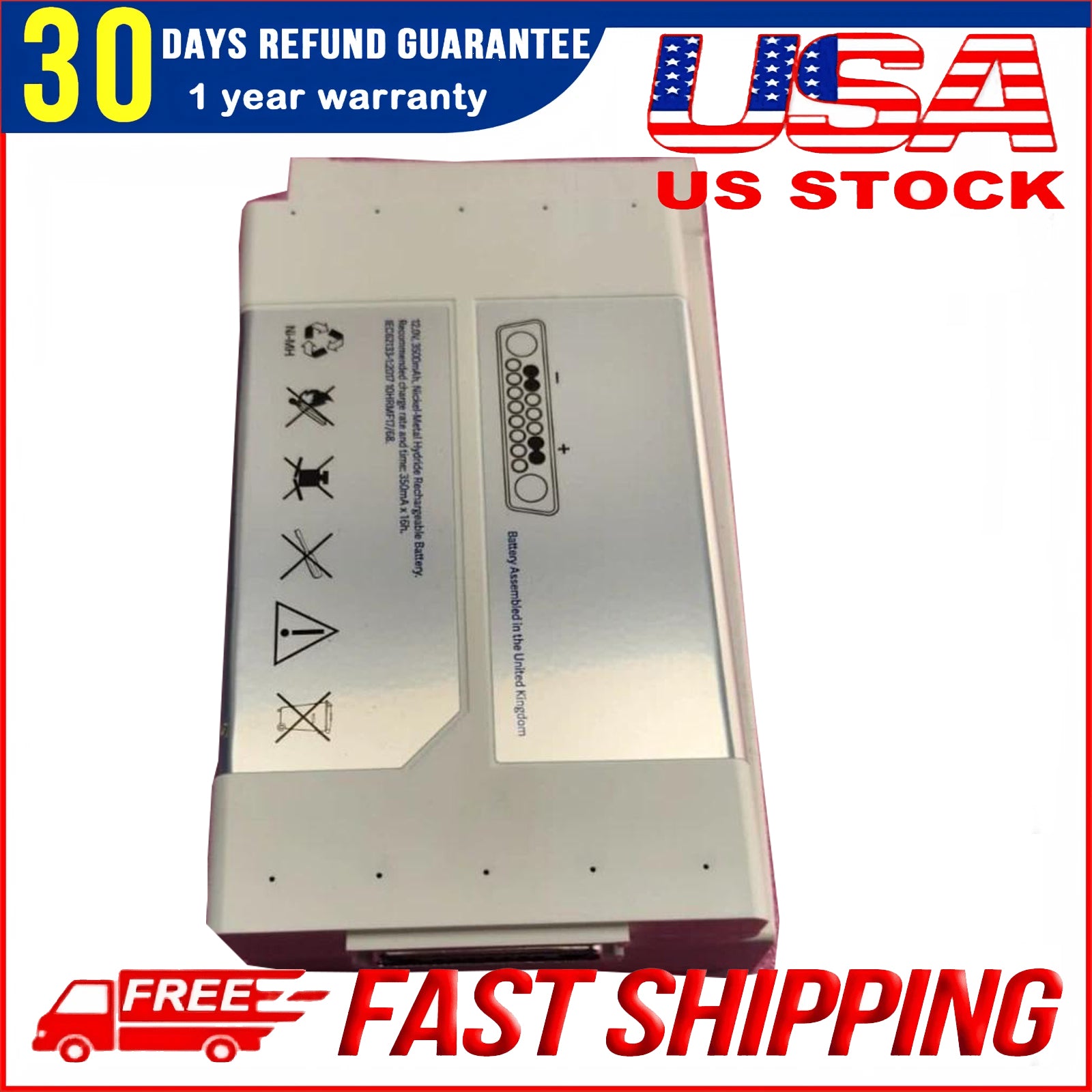 REF 6487180 NEW Genuine Battery for Getinge MAQUET Servo I Servo S Servo U