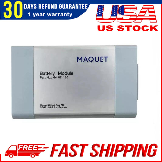 New Reliable MAQUET 6487180 12V Rechargeable Battery Replacement for Servo‑i Servo‑s Ventilator