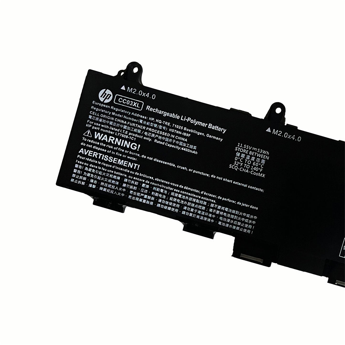 Genuine CC03XL 53Wh Battery for HP ZBook Firefly 14 G7/G8 & EliteBook 830 840 G7/G8 Series