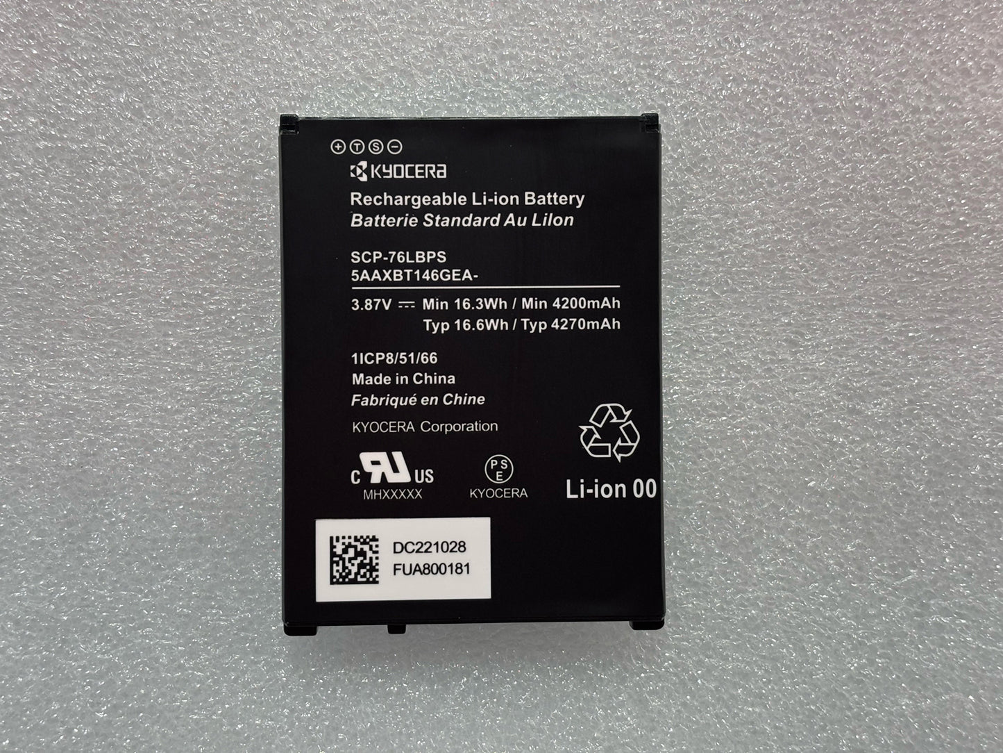 OEM Original SCP-76LBPS Replacement Battery for Kyocera DuraForce PRO 3 E7200