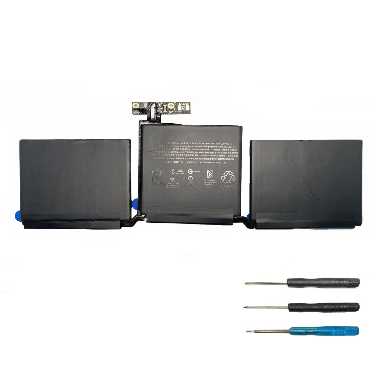 Genuine A1708 A1713 Laptop Battery Replacement for MacBook Pro 13 Inch A1708 (Late 2016, Mid 2017, Mid 2019, 2020), EMC 2978 3164, A2171 Battery for MacBook Pro 13 Inch A2159 (2019) A2289 (2020) A2338 (2020)