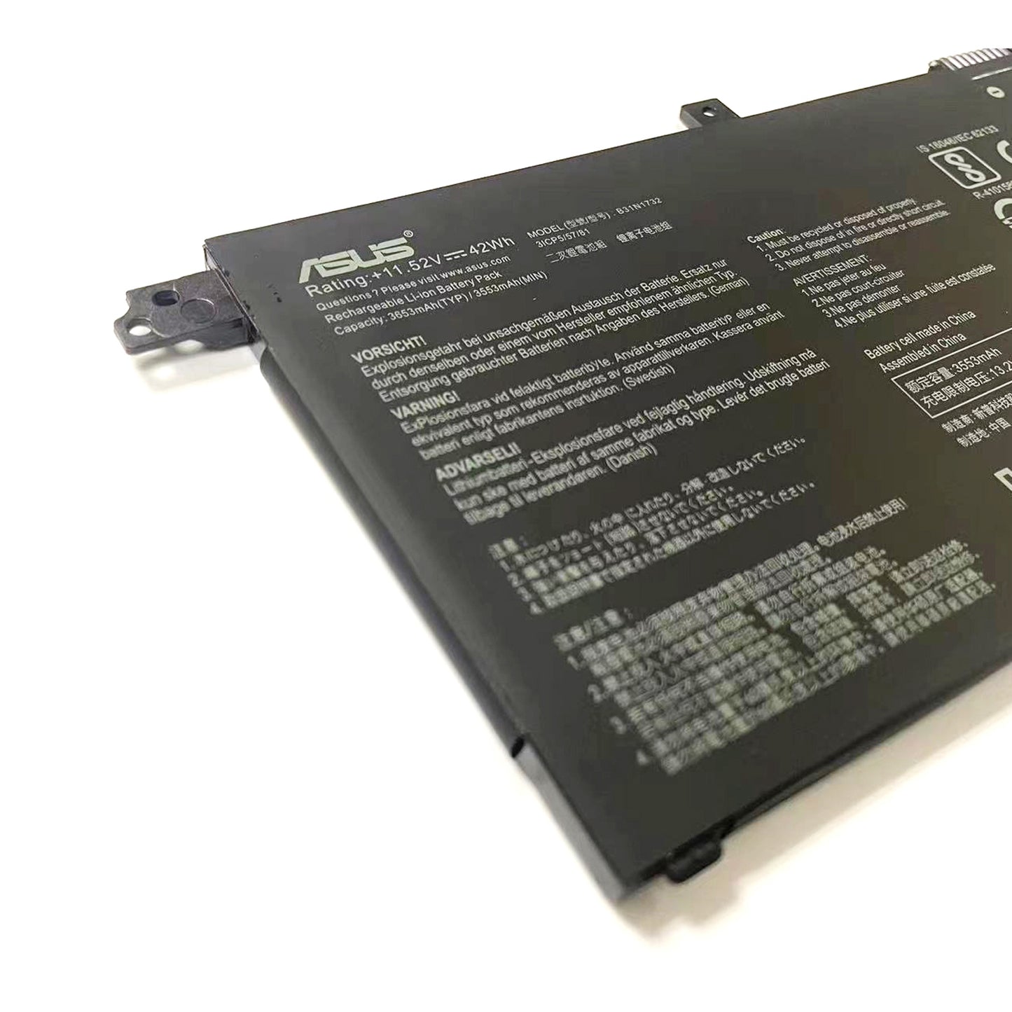 Genuine B31N1732 Battery for Asus VivoBook S14, X430, K430, R430, V430 & F571 Series