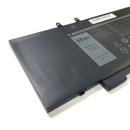 4GVMP Laptop Battery for Dell Latitude 5400 5500 5410 5510 E5400 E5500 Inspiron 7590 7591 7791 2-in-1 Precision 3540 3550 Series P84F P84F001 P42E P42E001 P98G001 P80F001 RF7WM C5GV2 H82T6 7.6V 68Wh