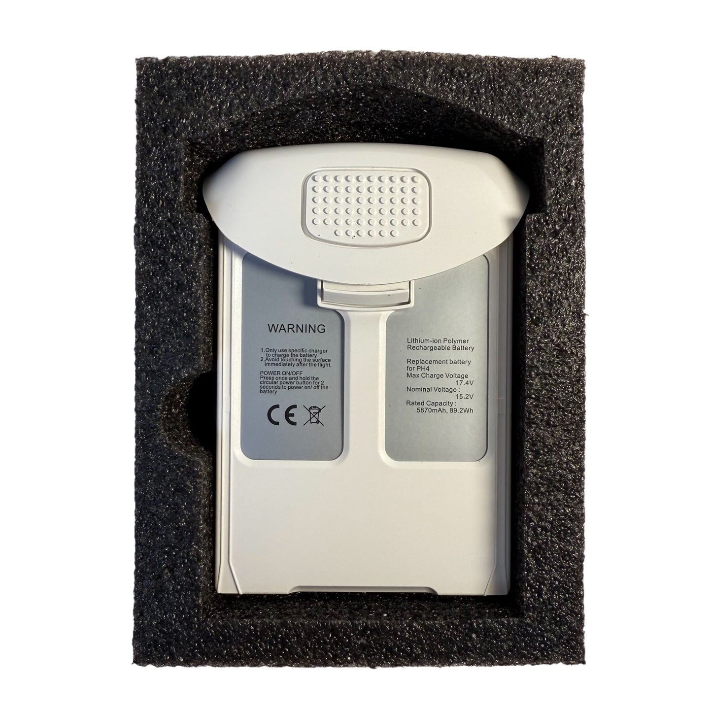 DJI Phantom 4 Series Intelligent Flight Battery High Capacity 5870mAh, for DJI Phantom 4, 4 Advanced, 4 Pro, 4 Pro V2.0, 4 RTK-OEM